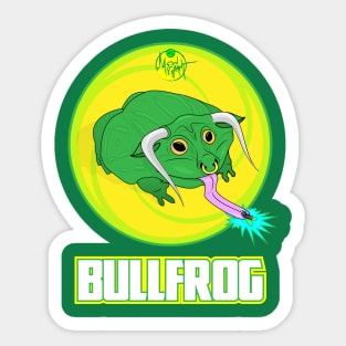 Bull Frog Sticker